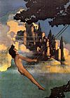Maxfield Parrish Parrish Swing painting